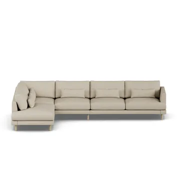 Bredhult sofa - Bern Beige 0341-dąb olejowany na biało, 4-osobowa B2 - 1898