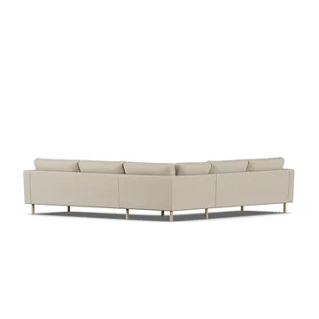 Bredhult sofa - Bern Beige 0341-dąb olejowany na biało, narożnik F - 1898