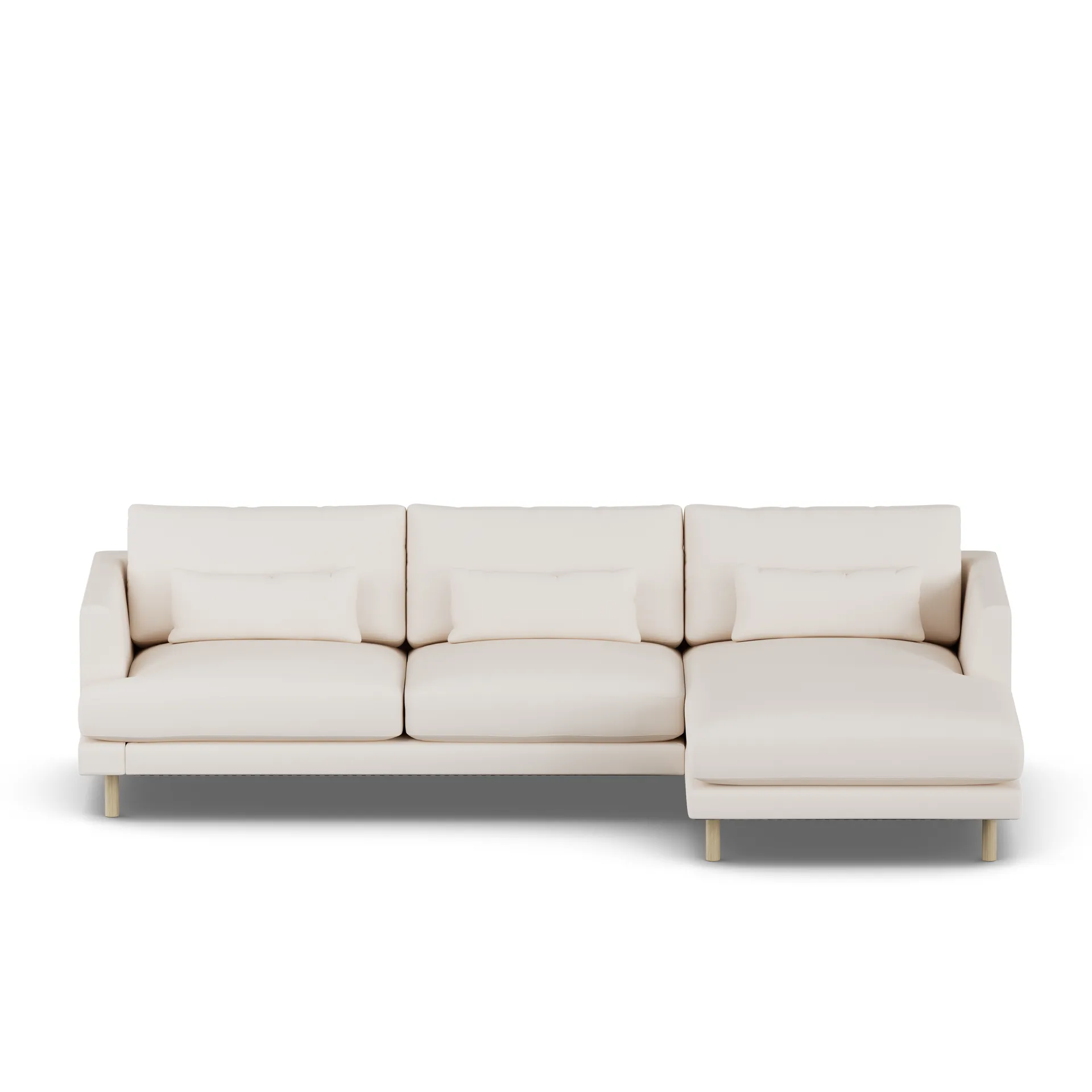 Bredhult sofa, Caleido Beige 9600-dąb olejowany na biało, 2,5-osobowa C1 1898