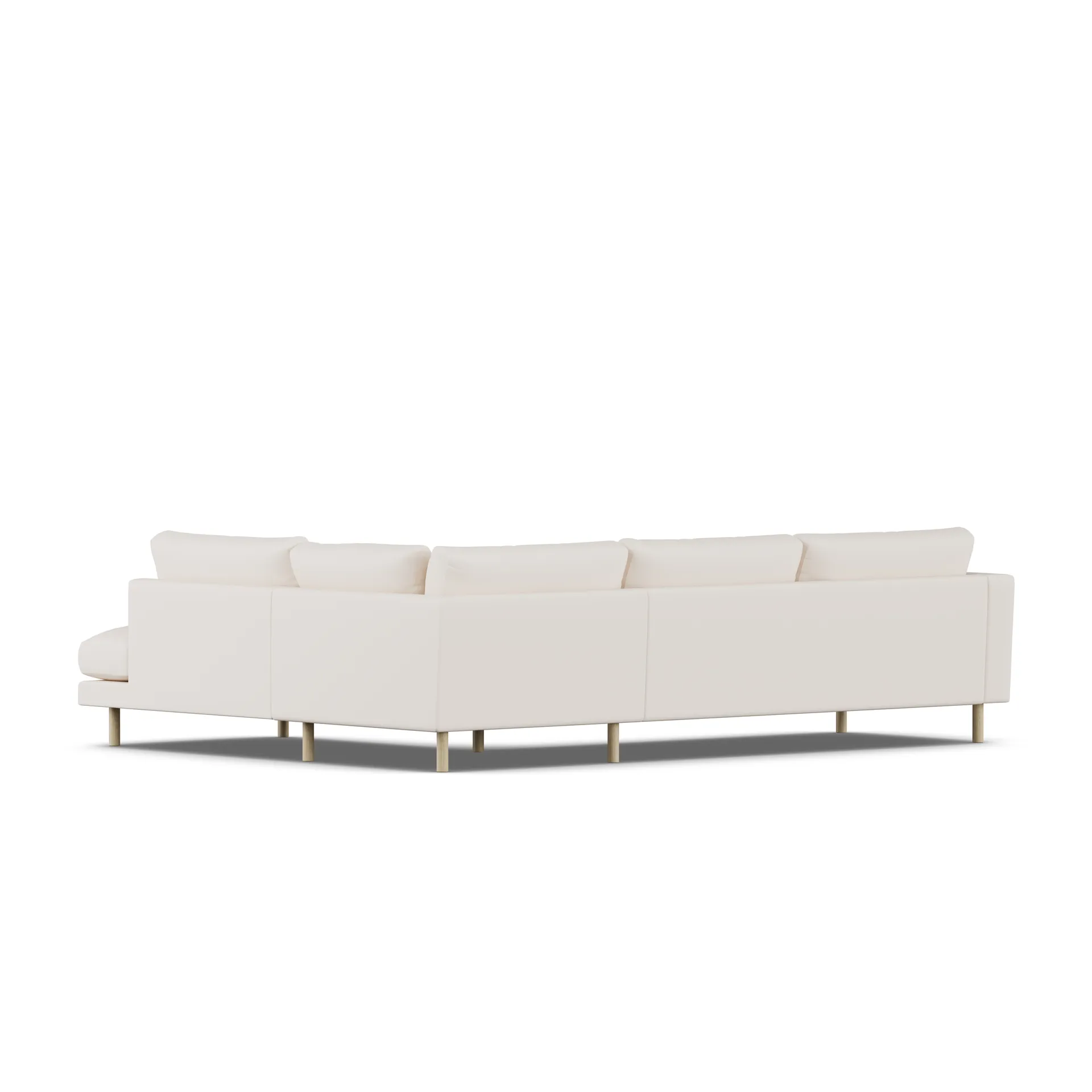 Bredhult sofa, Caleido Beige 9600-dąb olejowany na biało, 3-osobowa A1 1898