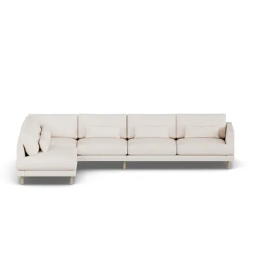 Bredhult sofa - Caleido Beige 9600-dąb olejowany na biało, 4-osobowa B2 - 1898