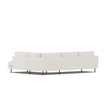Bredhult sofa - Caleido Beige 9600-stal czarna, 3-osobowa A1 - 1898