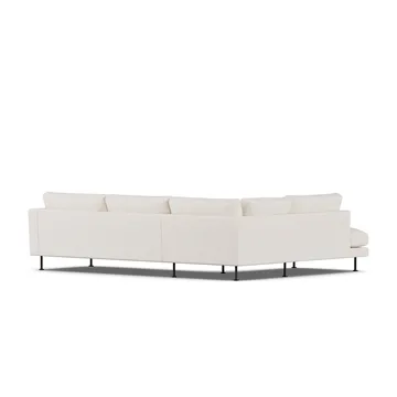 Bredhult sofa - Caleido Beige 9600-stal czarna, 3-osobowa A2 - 1898
