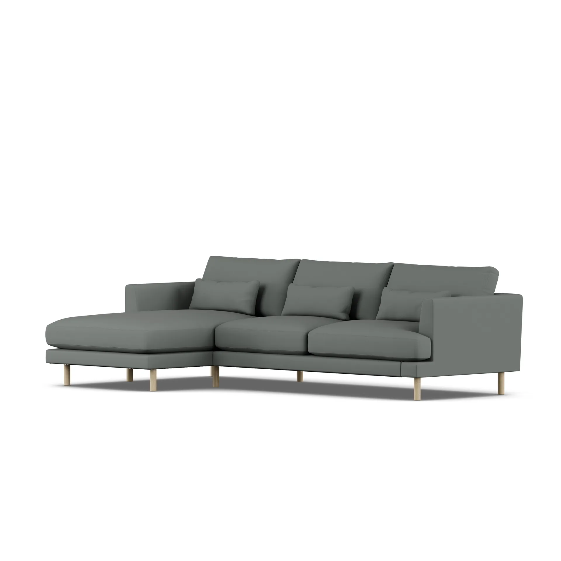Bredhult sofa, Caleido Grey 1240-dąb olejowany na biało, 2,5-osobowa C2 1898