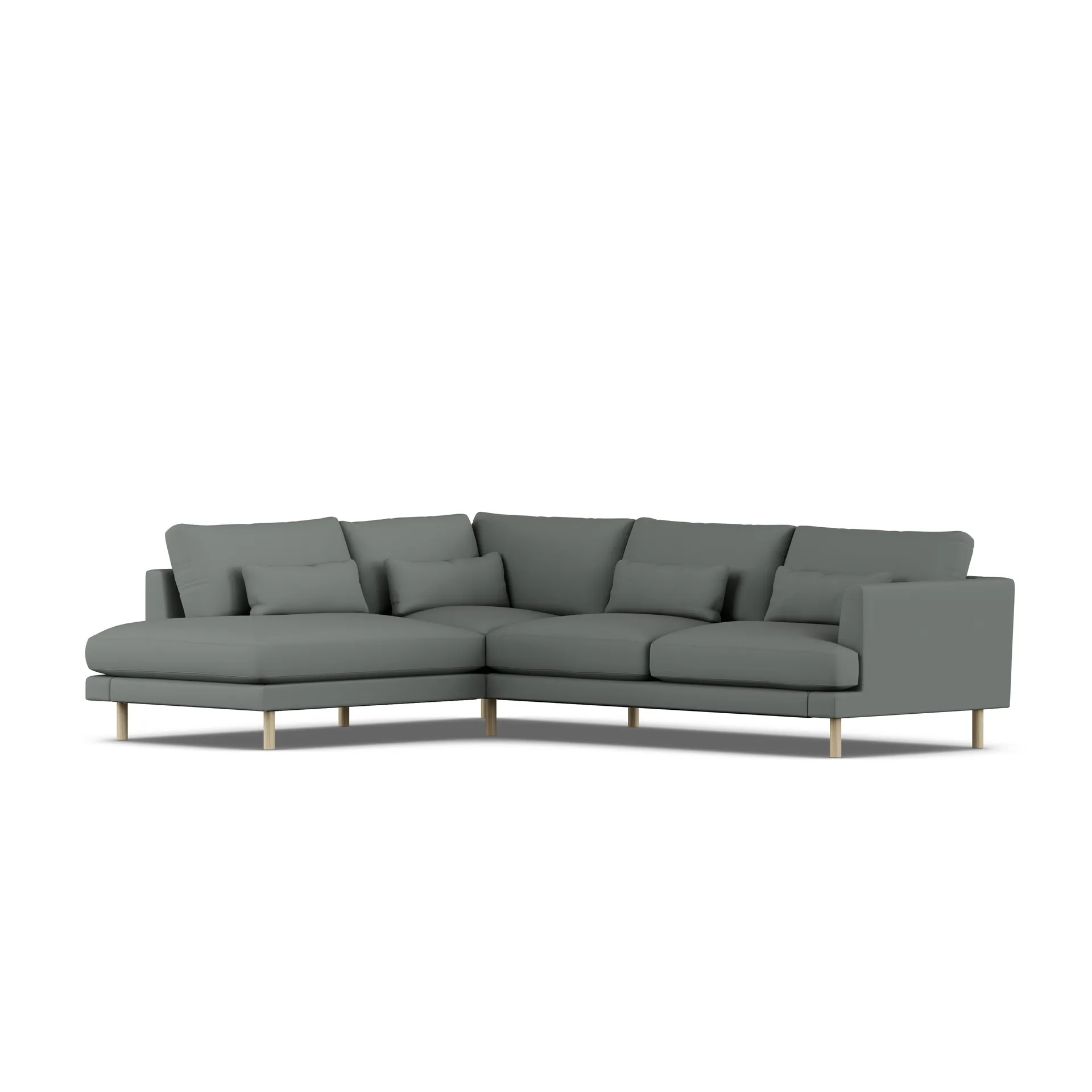 Bredhult sofa, Caleido Grey 1240-dąb olejowany na biało, 3-osobowa A2 1898