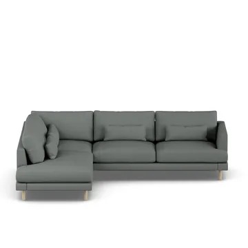 Bredhult sofa - Caleido Grey 1240-dąb olejowany na biało, 3-osobowa A2 - 1898