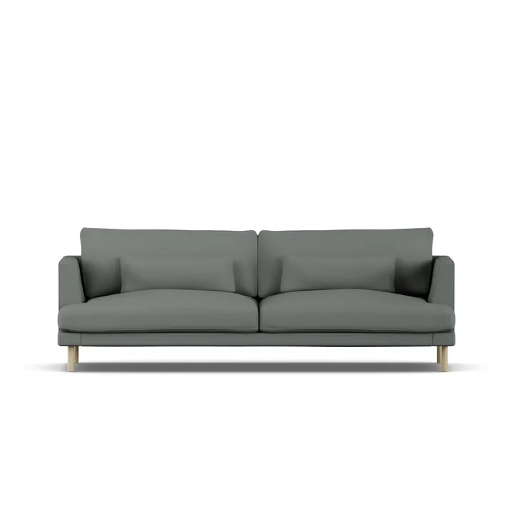 Bredhult sofa - Caleido Grey 1240-dąb olejowany na biało, 3-osobowa - 1898
