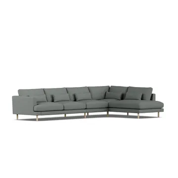 Bredhult sofa - Caleido Grey 1240-dąb olejowany na biało, 4-osobowa B1 - 1898