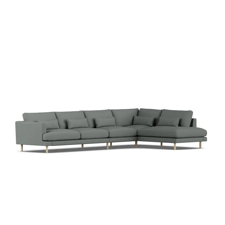 Bredhult sofa - Caleido Grey 1240-dąb olejowany na biało, 4-osobowa B1 - 1898