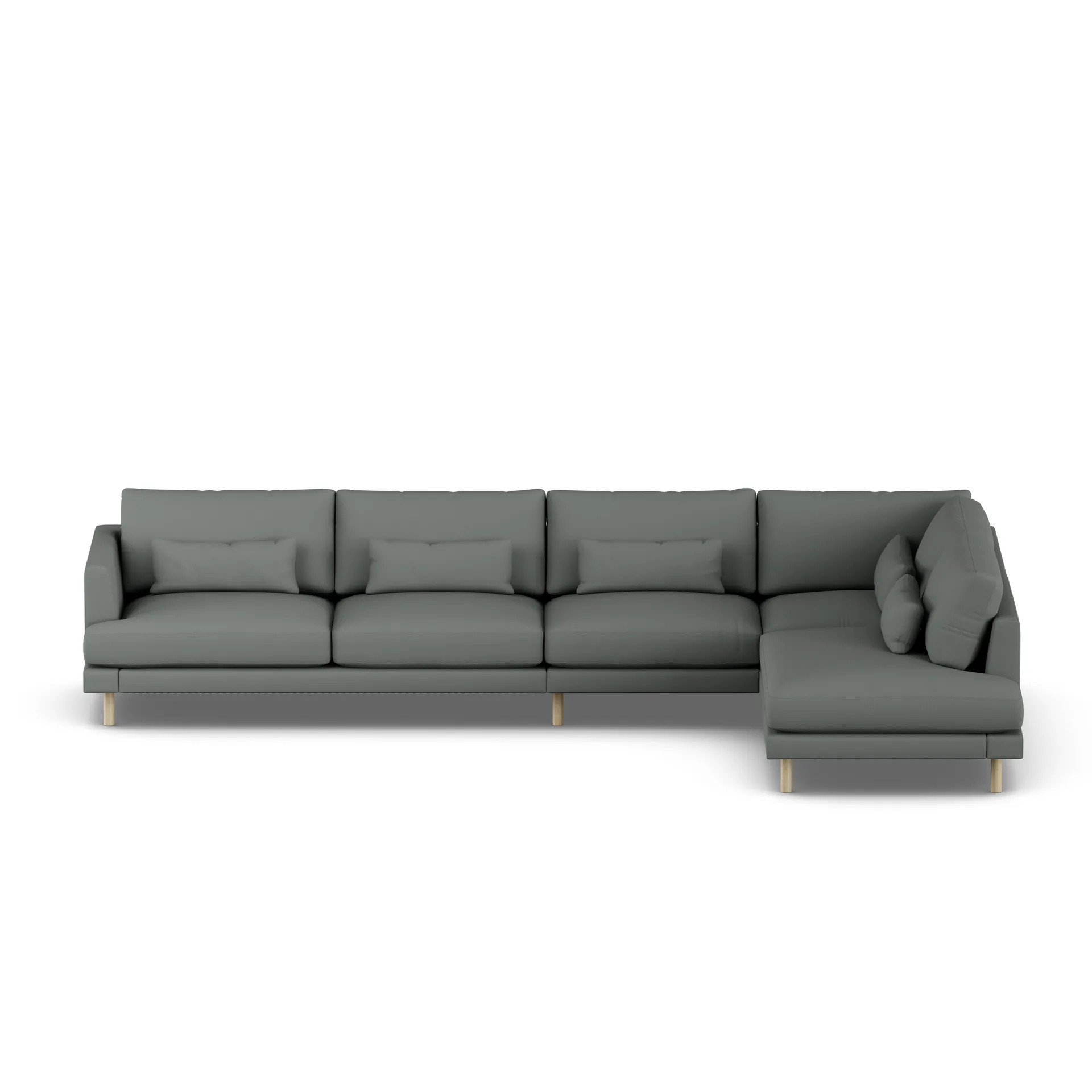 Bredhult sofa, Caleido Grey 1240-dąb olejowany na biało, 4-osobowa B1 1898