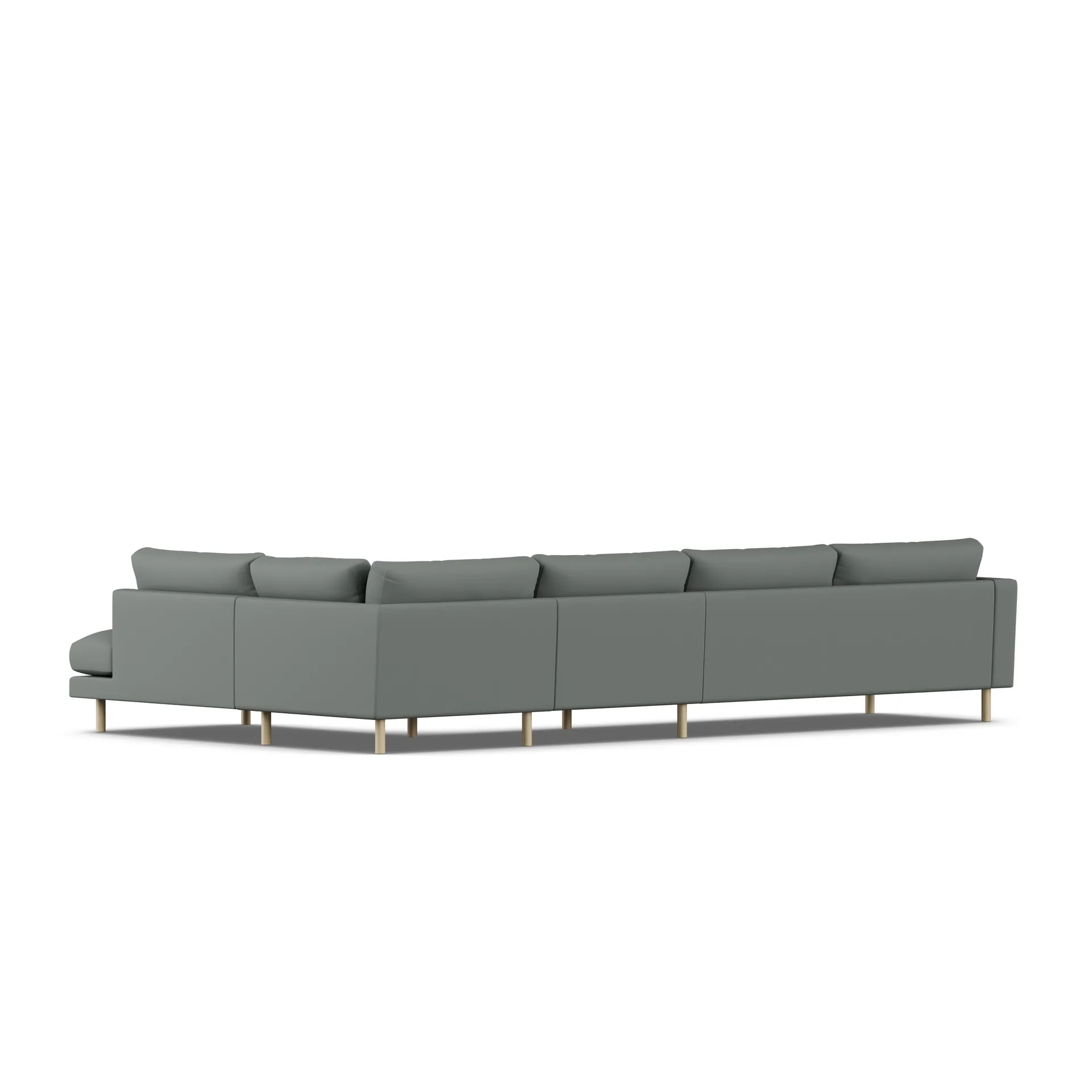Bredhult sofa, Caleido Grey 1240-dąb olejowany na biało, 4-osobowa B1 1898
