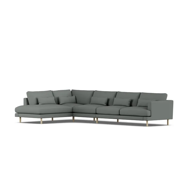Bredhult sofa - Caleido Grey 1240-dąb olejowany na biało, 4-osobowa B2 - 1898