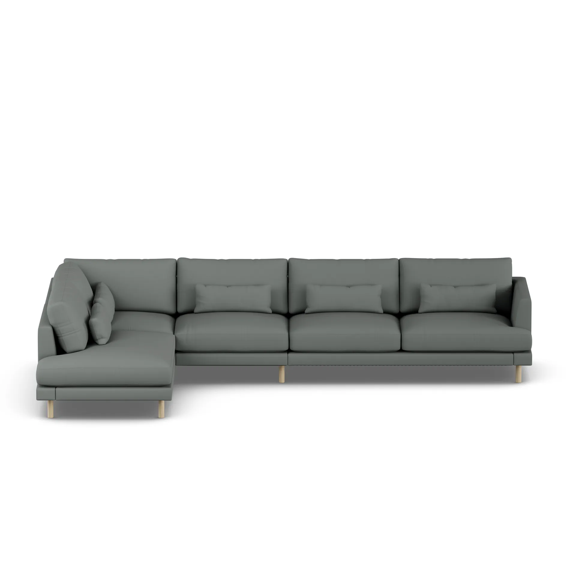 Bredhult sofa, Caleido Grey 1240-dąb olejowany na biało, 4-osobowa B2 1898