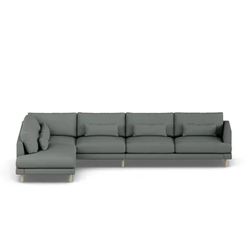 Bredhult sofa - Caleido Grey 1240-dąb olejowany na biało, 4-osobowa B2 - 1898
