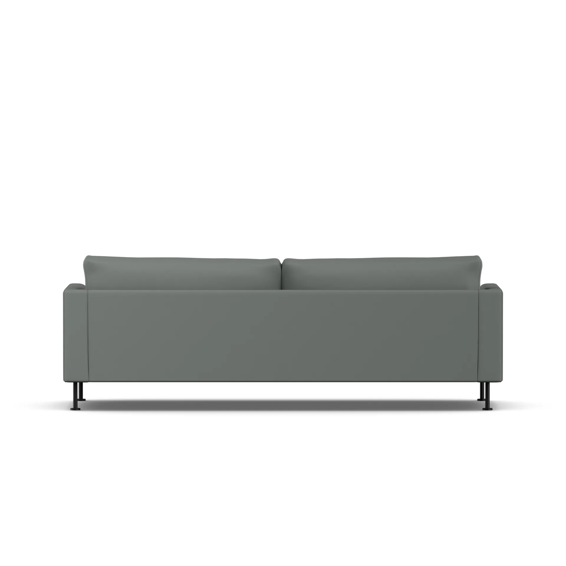 Bredhult sofa, Caleido Grey 1240-stal czarna, 3-osobowa 1898