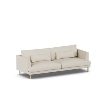 Bredhult sofa - Jump Beige 1956-dąb olejowany na biało, 3-osobowa - 1898