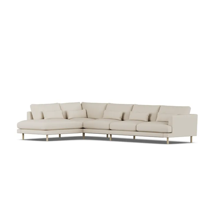 Bredhult sofa - Jump Beige 1956-dąb olejowany na biało, 4-osobowa B2 - 1898