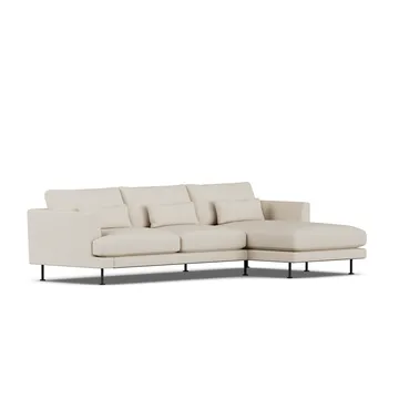 Bredhult sofa - Jump Beige 1956-stal czarna, 2,5-osobowa C1 - 1898
