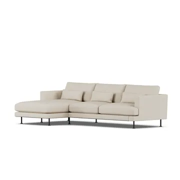 Bredhult sofa - Jump Beige 1956-stal czarna, 2,5-osobowa C2 - 1898