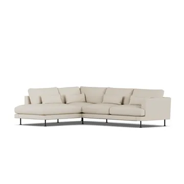 Bredhult sofa - Jump Beige 1956-stal czarna, 3-osobowa A2 - 1898