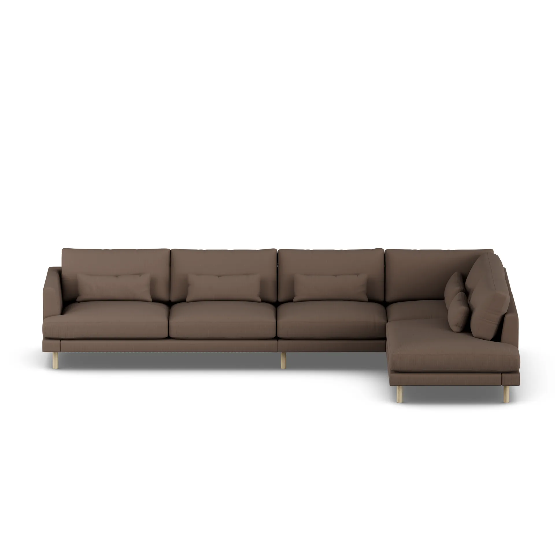 Bredhult sofa, Jump Brown 1955-dąb olejowany na biało, 4-osobowa B1 1898