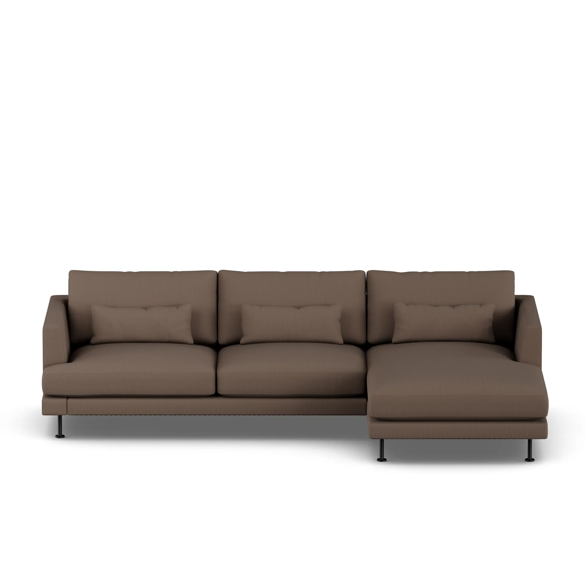 Bredhult sofa, Jump Brown 1955-stal czarna, 2,5-osobowa C1 1898