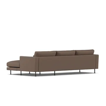 Bredhult sofa - Jump Brown 1955-stal czarna, 2,5-osobowa C1 - 1898