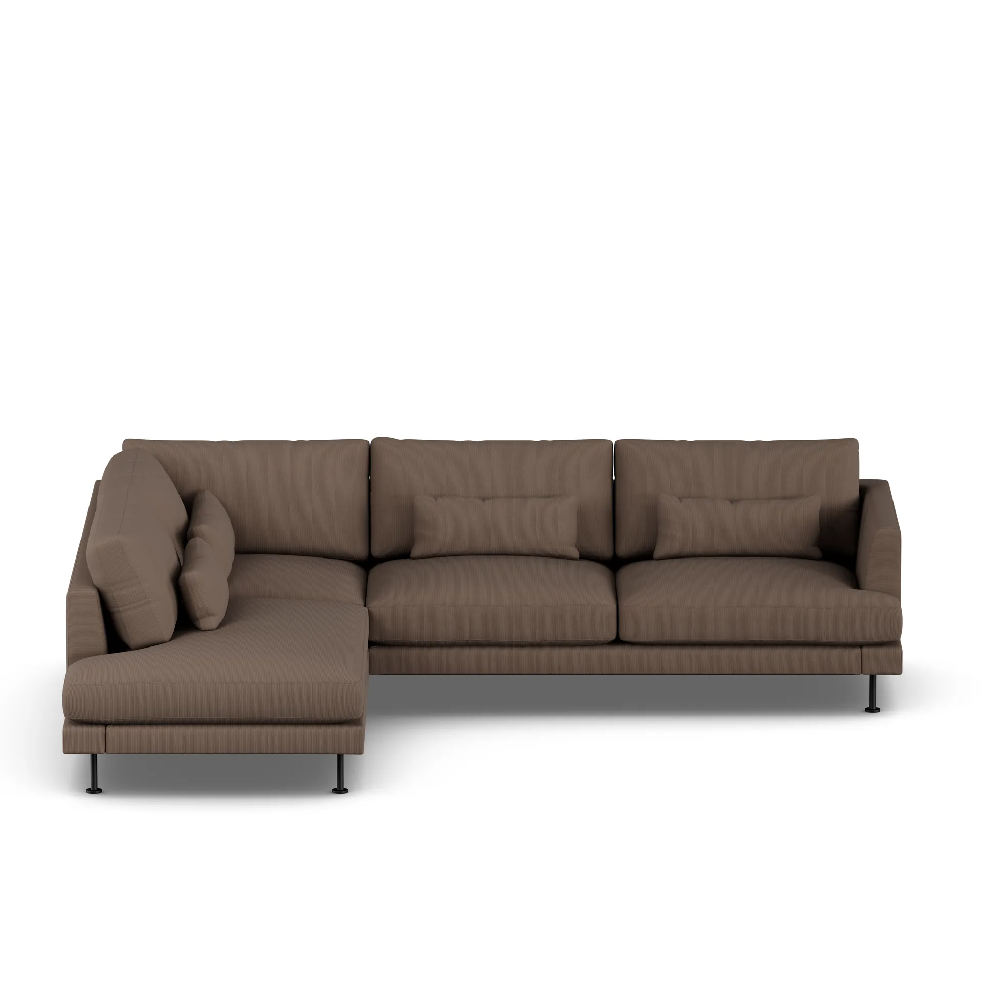 Bredhult sofa, Jump Brown 1955-stal czarna, 3-osobowa A2 1898