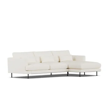 Bredhult sofa - Jump Off White 1954-stal czarna, 2,5-osobowa C1 - 1898
