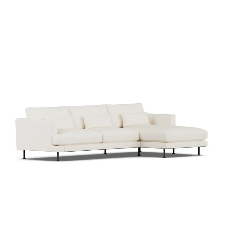 Bredhult sofa - Jump Off White 1954-stal czarna, 2,5-osobowa C1 - 1898