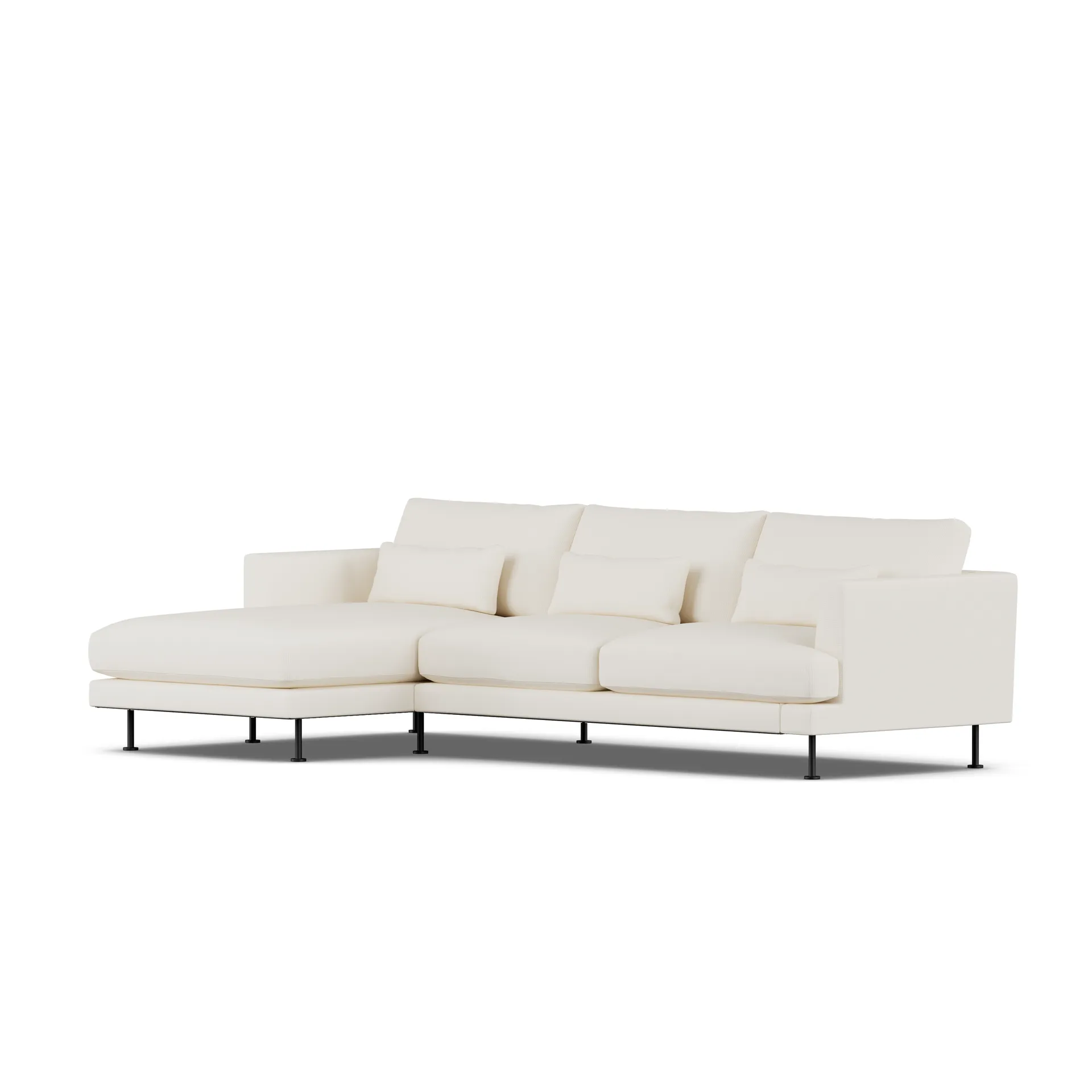 Bredhult sofa, Jump Off White 1954-stal czarna, 2,5-osobowa C2 1898