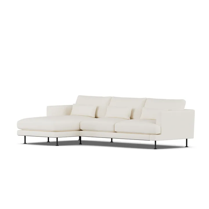 Bredhult sofa - Jump Off White 1954-stal czarna, 2,5-osobowa C2 - 1898