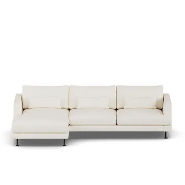 Bredhult sofa - Jump Off White 1954-stal czarna, 2,5-osobowa C2 - 1898
