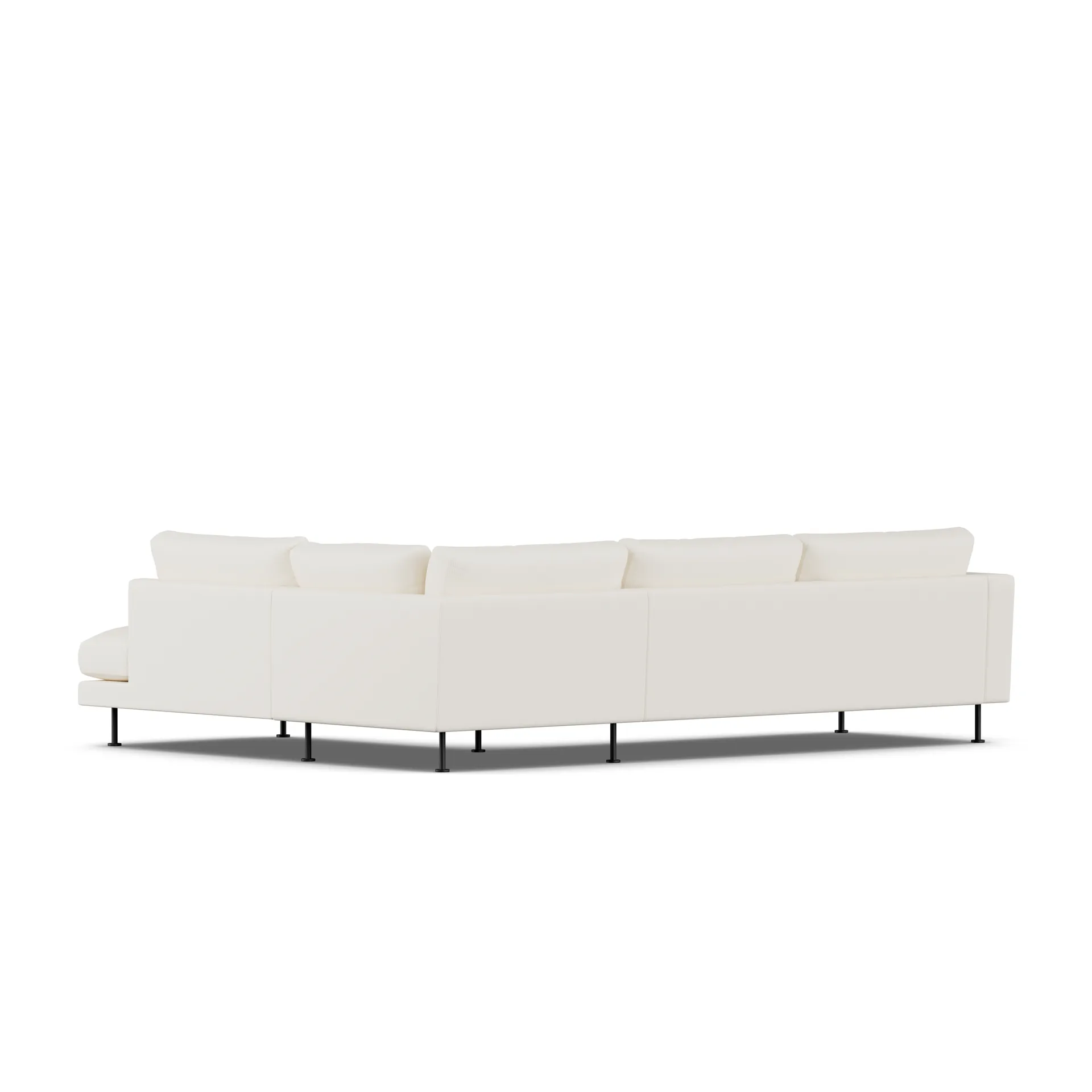 Bredhult sofa, Jump Off White 1954-stal czarna, 3-osobowa A1 1898