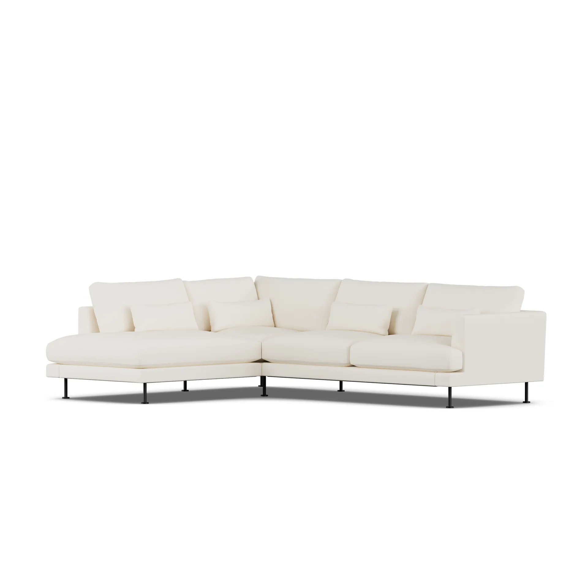 Bredhult sofa, Jump Off White 1954-stal czarna, 3-osobowa A2 1898
