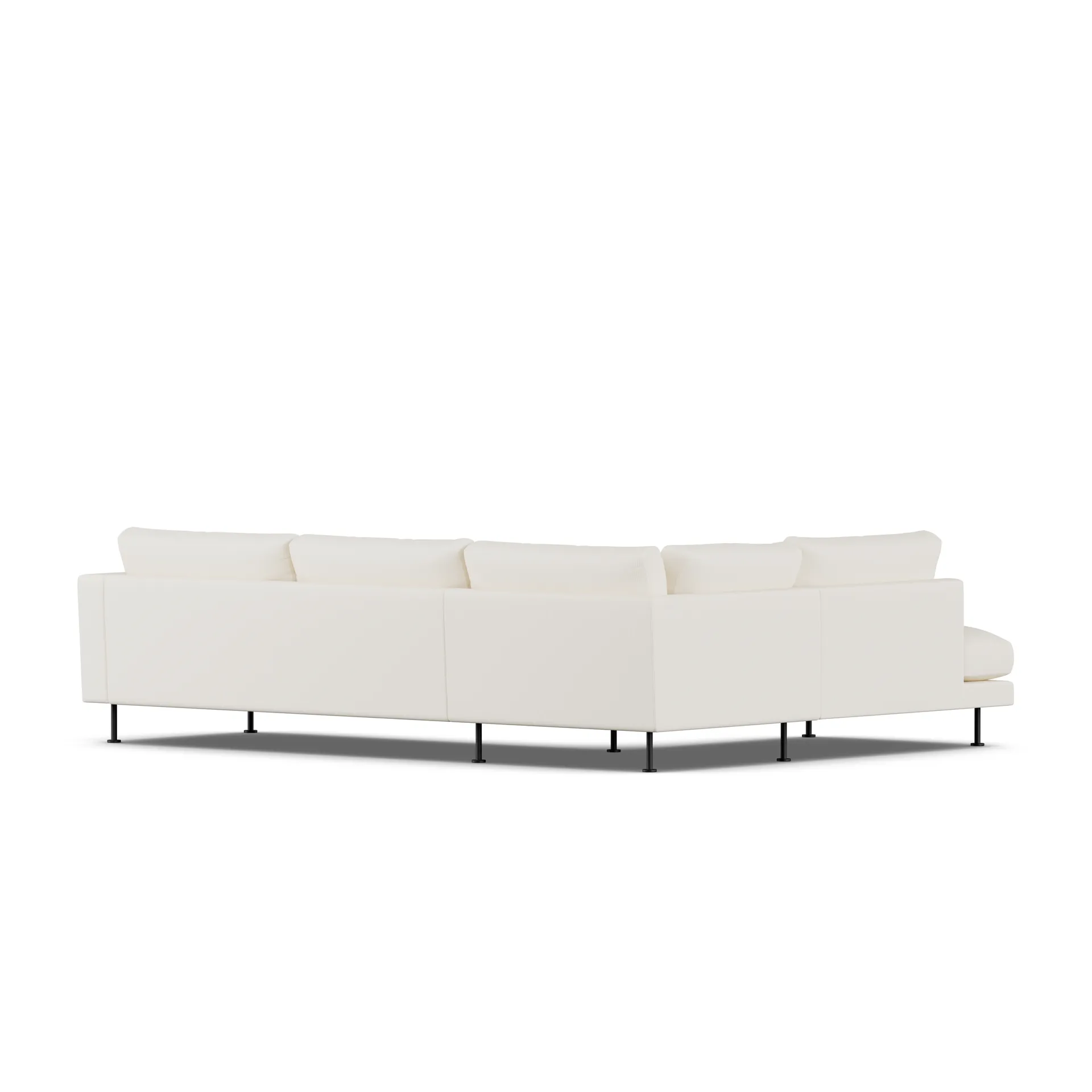 Bredhult sofa, Jump Off White 1954-stal czarna, 3-osobowa A2 1898