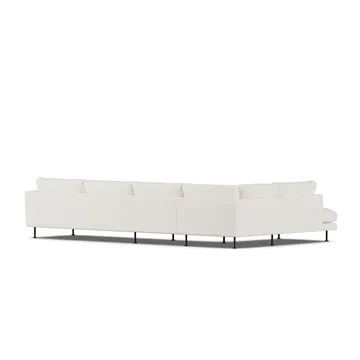 Bredhult sofa - Jump Off White 1954-stal czarna, 4-osobowa B2 - 1898