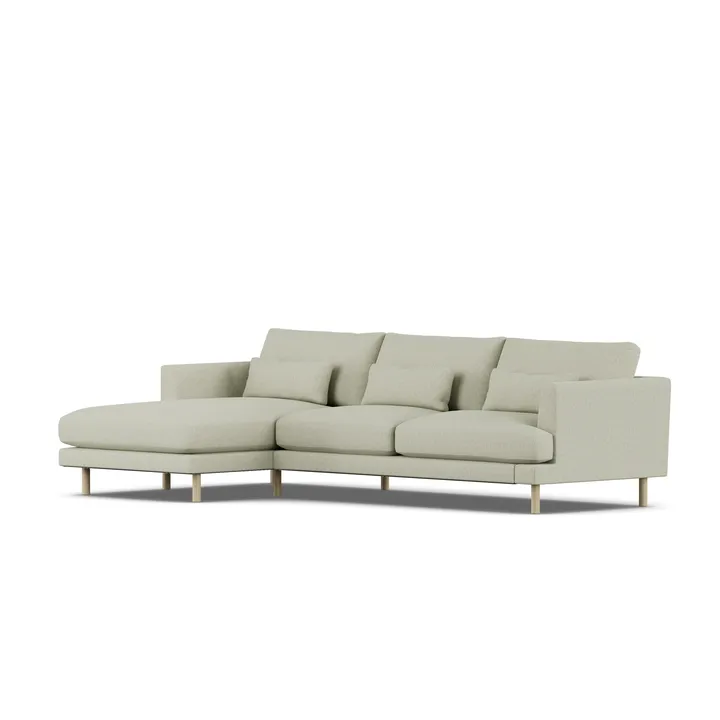 Bredhult sofa - Luiza Beige 3981-dąb olejowany na biało, 2,5-osobowa C2 - 1898