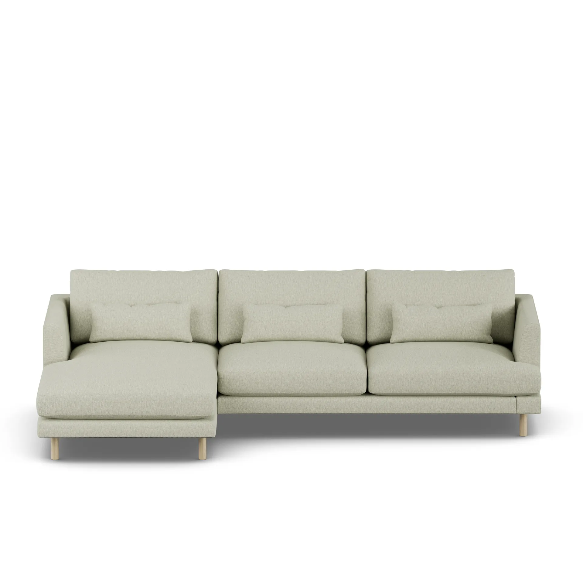 Bredhult sofa, Luiza Beige 3981-dąb olejowany na biało, 2,5-osobowa C2 1898