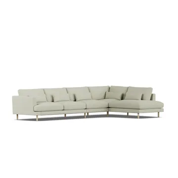 Bredhult sofa - Luiza Beige 3981-dąb olejowany na biało, 4-osobowa B1 - 1898