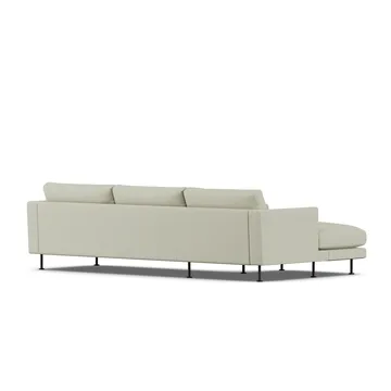 Bredhult sofa - Luiza Beige 3981-stal czarna, 2,5-osobowa C2 - 1898