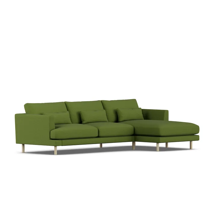 Bredhult sofa - Luiza Green 3975-dąb olejowany na biało, 2,5-osobowa C1 - 1898