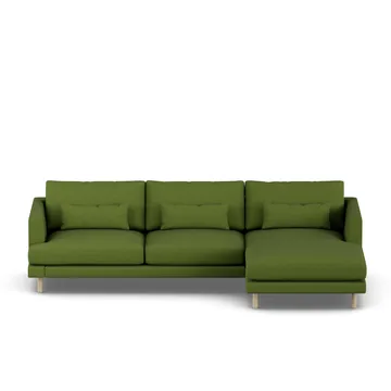 Bredhult sofa - Luiza Green 3975-dąb olejowany na biało, 2,5-osobowa C1 - 1898