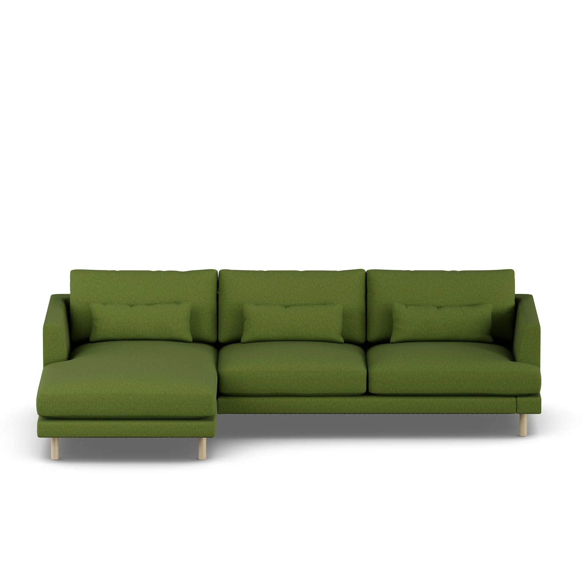 Bredhult sofa, Luiza Green 3975-dąb olejowany na biało, 2,5-osobowa C2 1898