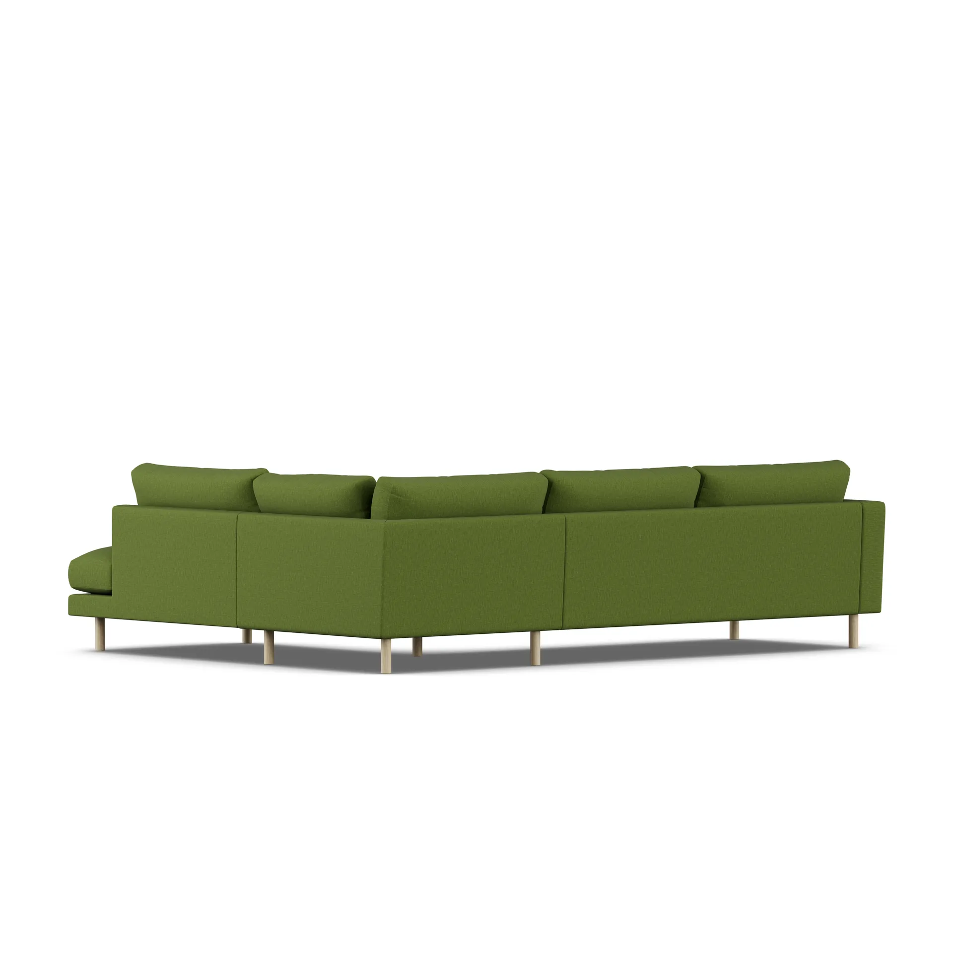Bredhult sofa, Luiza Green 3975-dąb olejowany na biało, 3-osobowa A1 1898