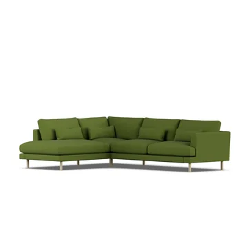 Bredhult sofa - Luiza Green 3975-dąb olejowany na biało, 3-osobowa A2 - 1898