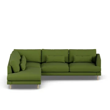 Bredhult sofa - Luiza Green 3975-dąb olejowany na biało, 3-osobowa A2 - 1898