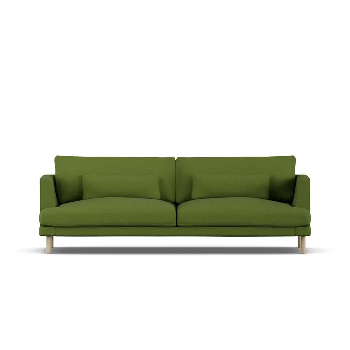 Bredhult sofa - Luiza Green 3975-dąb olejowany na biało, 3-osobowa - 1898