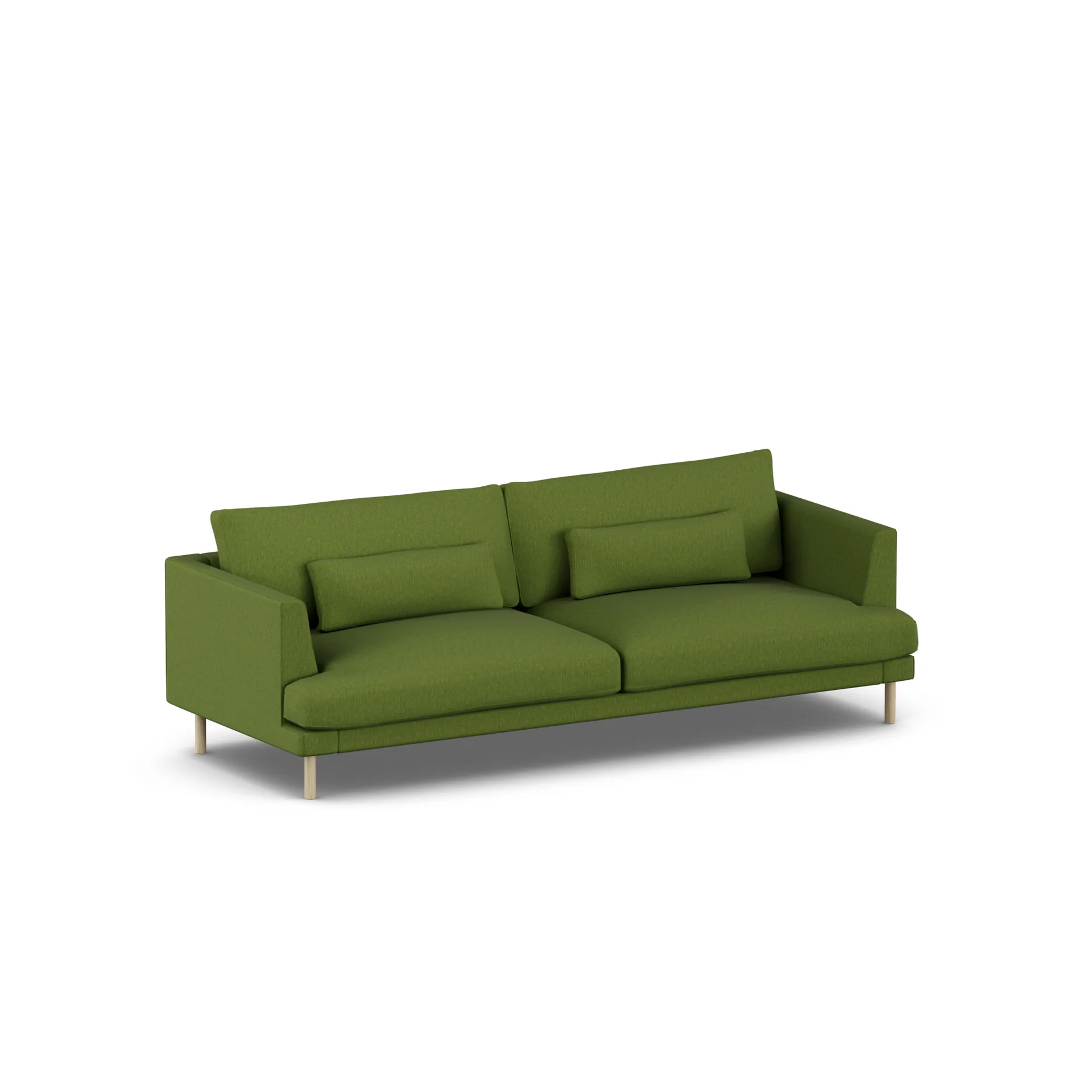 Bredhult sofa, Luiza Green 3975-dąb olejowany na biało, 3-osobowa 1898
