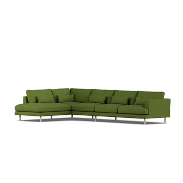 Bredhult sofa - Luiza Green 3975-dąb olejowany na biało, 4-osobowa B2 - 1898